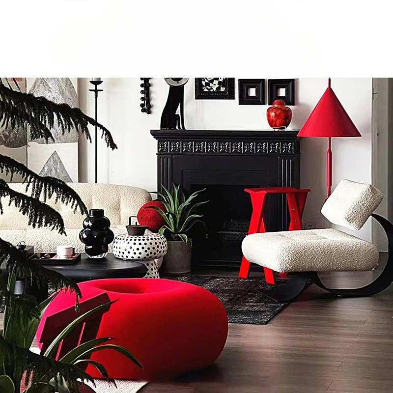 

Donut round lazy sofa Internet celebrity same leisure chair creative simple art special-shaped sofa