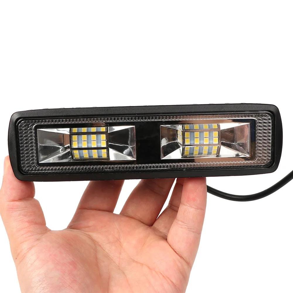 18W 12V 16LED Work Light Bulb Spot Beam Bar Car SUV Off Road Driving Fog Lamp Light Cars Lighting For Tractor Car Accessories