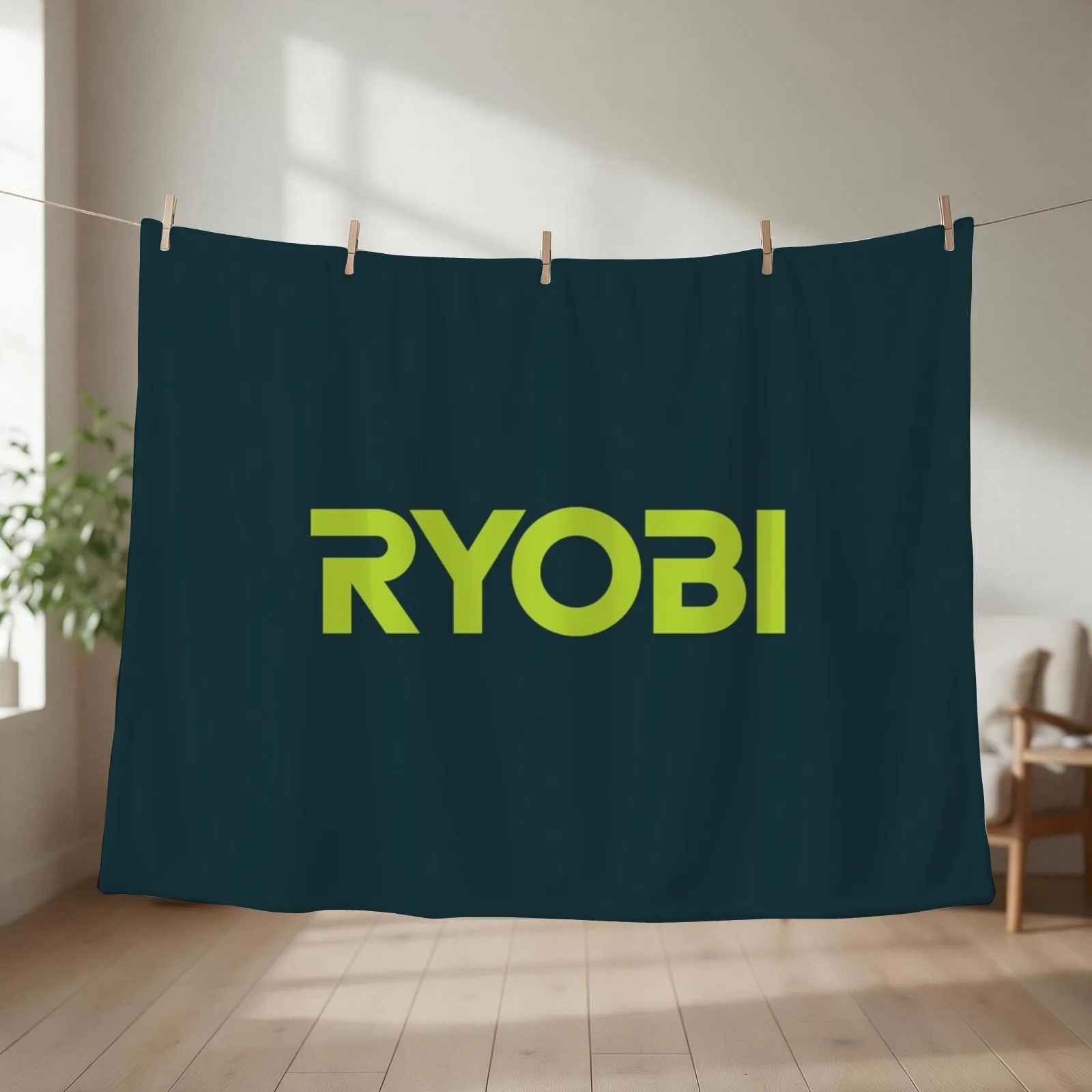 Ryobi Tools Throw Blanket Stuffeds for winter Beach Furry Blankets