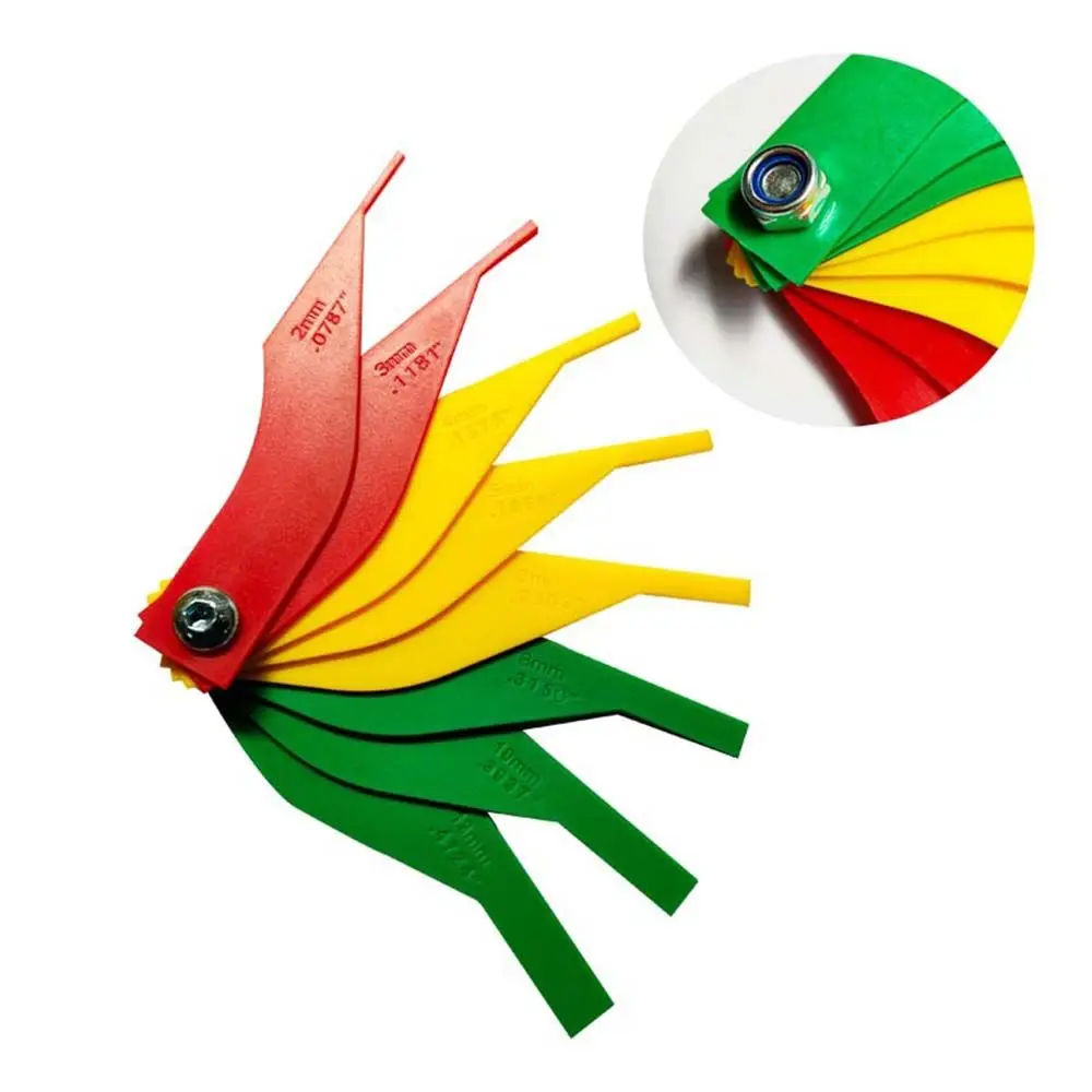 

Handy Measuring Automotive Thickness Gauge Wear Meter Brake Pad Measuring Tool Feeler Gauge Brake Lining Thickness Gauge
