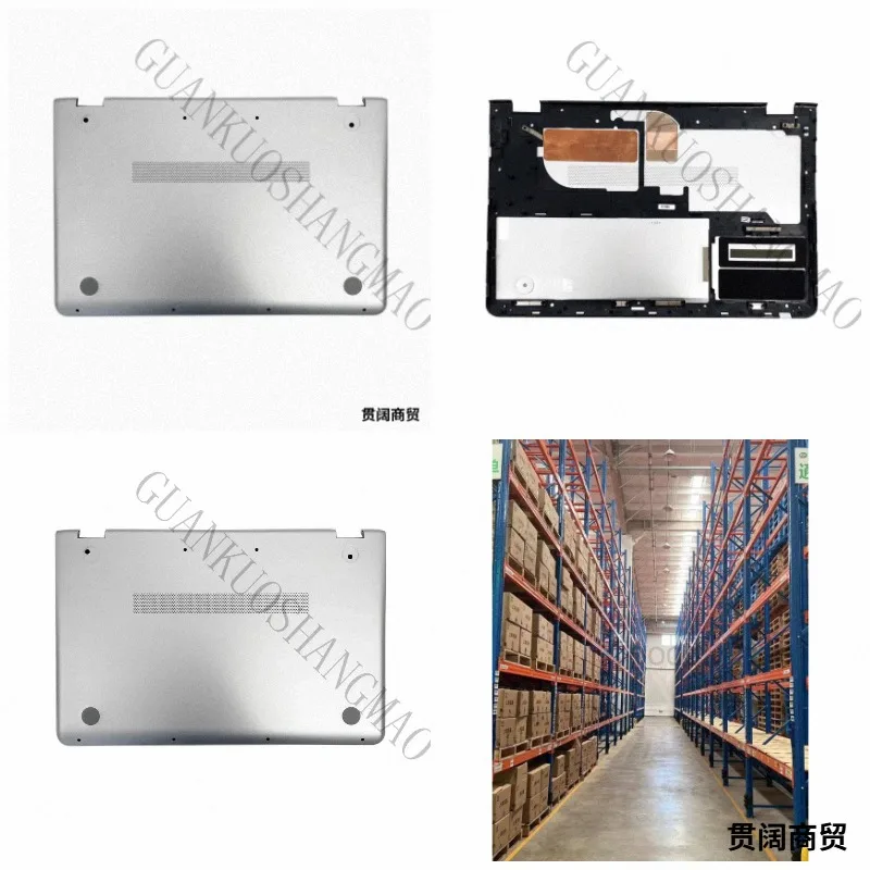 HJY...is suitable for HP X360 M6-AQ 15-AQ M6-AR TPN-W119 Bottom Case Base Cover 856800-001 Silver