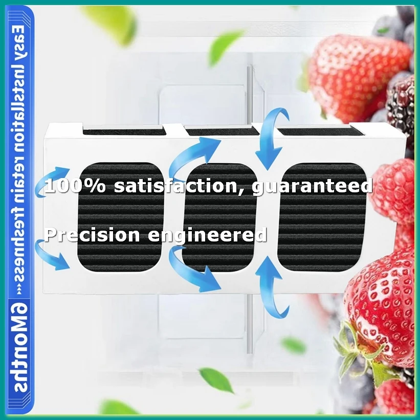 4 Pack for Paultra2 Refrigerator Air Filter Replacement for PAULTRA2 Pure Air Ultra II Refrigerator Air Filter-A07G