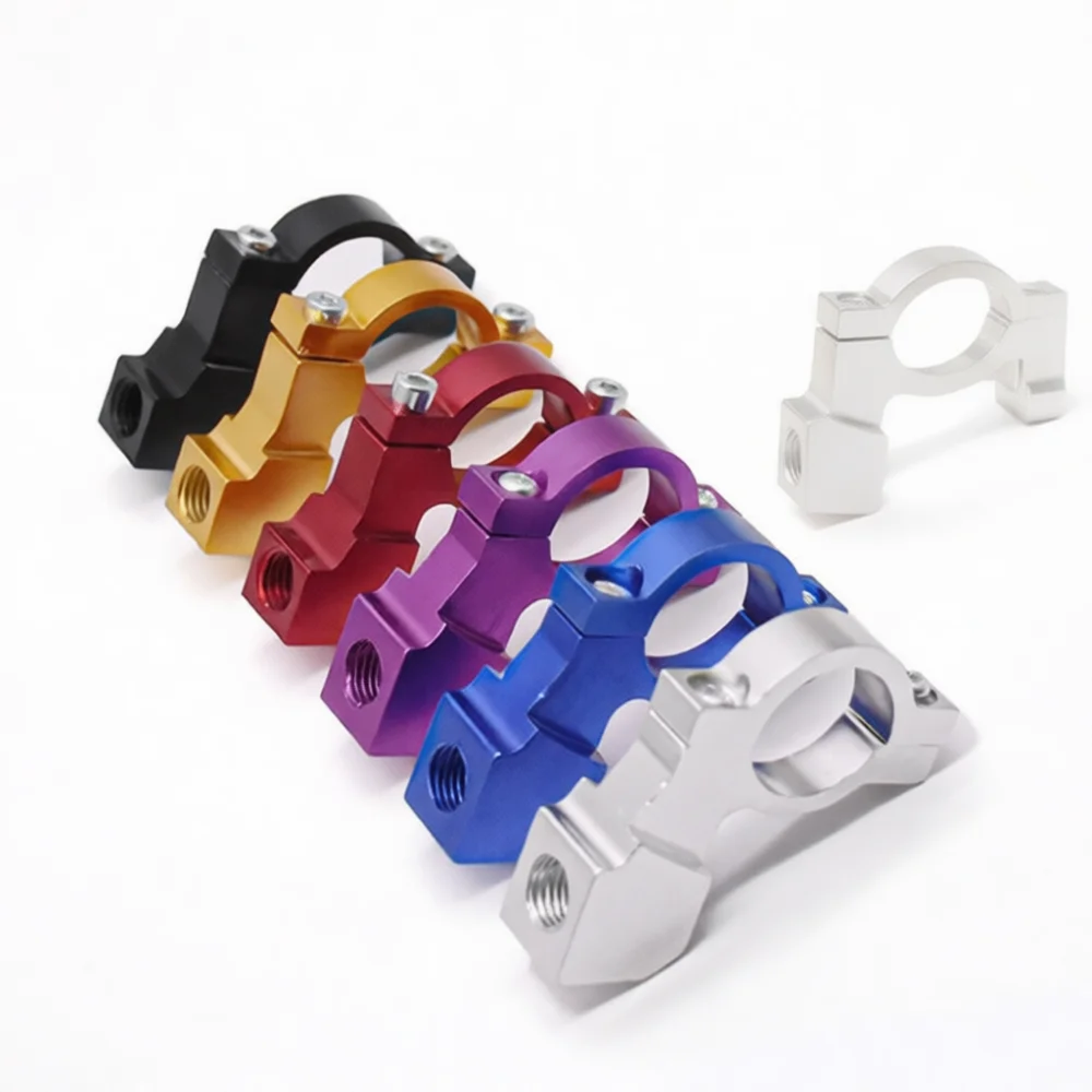 Universal Motorcycle Mirror Holder Bracket 8mm 10mm Adapter For Ebike Scooter Bicycle Rear View Mirror Fixation Clamp