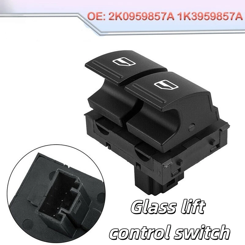 

Car Window Adjustment Switch Button Electric Window Controller Applicable To Volkswagen 1K3959857A 2K0959857A