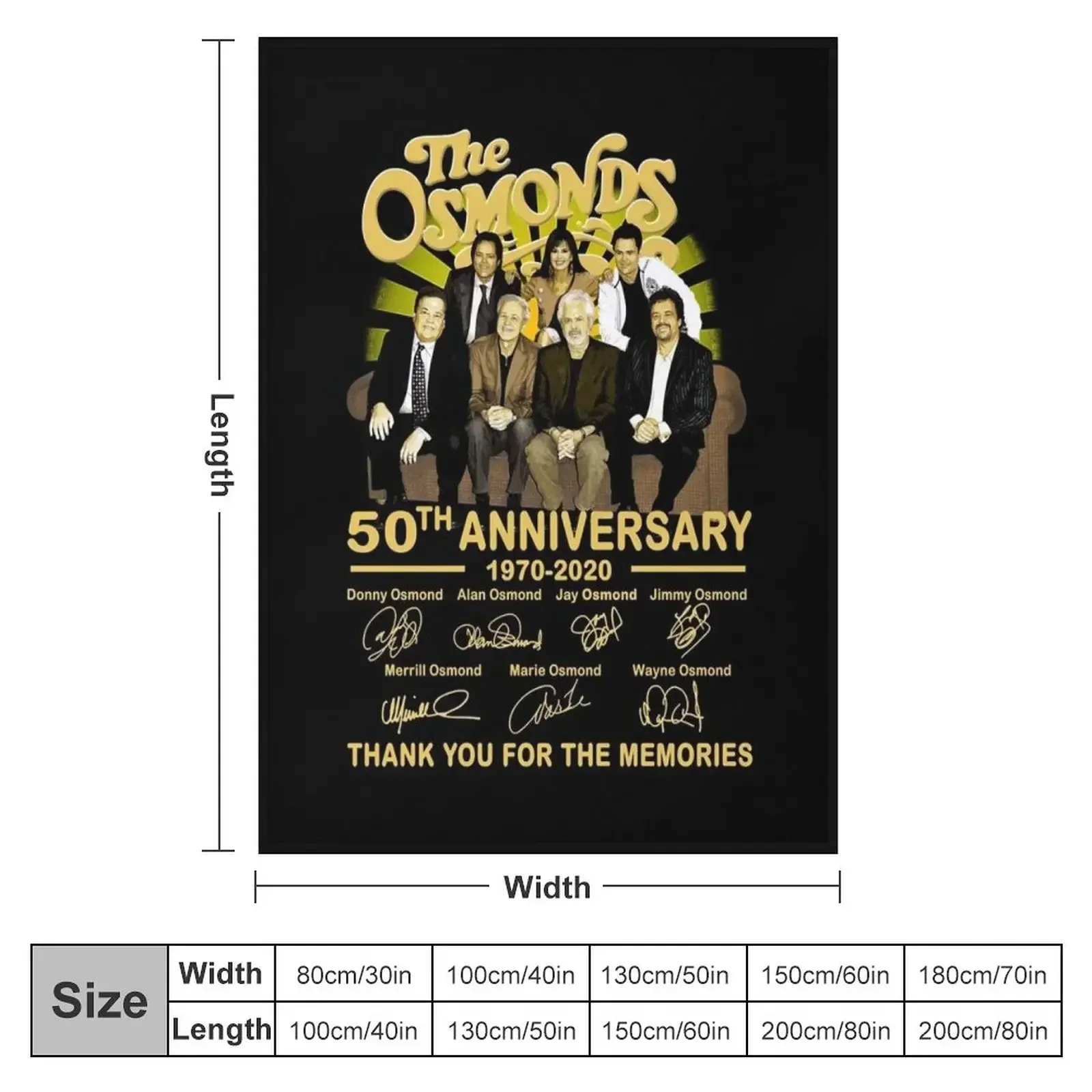 Beautiful Model Funny Donny Osmond Woman Listen This Legend Gift For Awesome For Movie Fans Throw Blanket