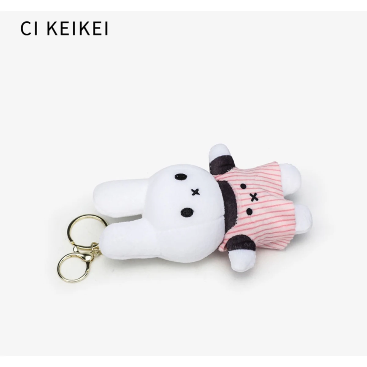 Miffy Rabbit Pendant Cute Handheld Doll Super Kawaii Mini White Rabbit Plush Doll Backpack Keychain Doll Pendant