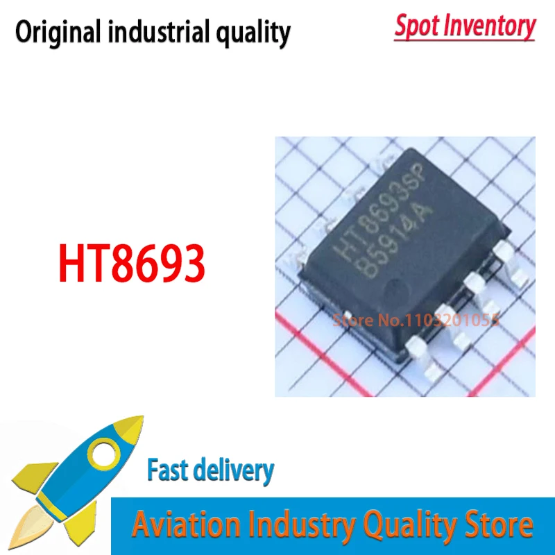 100% nuevo HT8693 SOP8 HT8693 SOP HT8693SP SOP-8 50 unids/lote