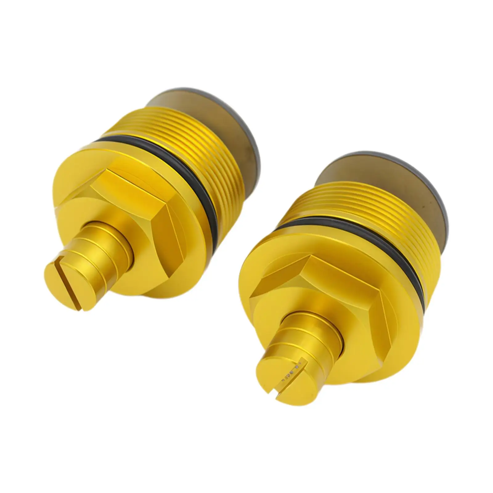 2x Front Shock Absorber Screws Replacement Metal High Strength Heavy Duty Cover Cap Motorcycle for 250 MC19 Accessory