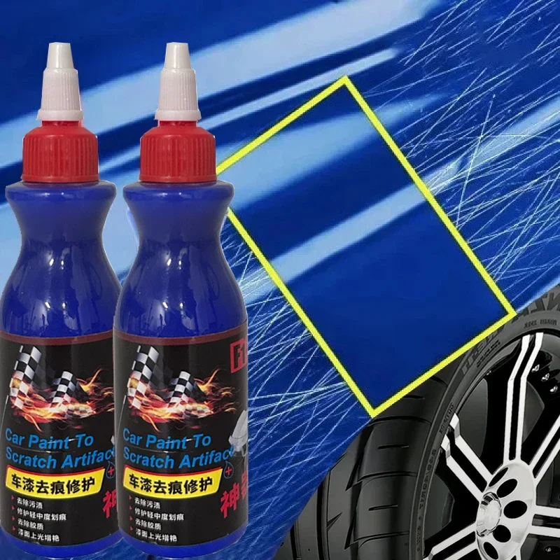 1-5PCS Blue Paint Brush for Car Scratch Repair Solution for Removing Stains, Scratch Repair Agent, and Scratch Free Wax And Gift