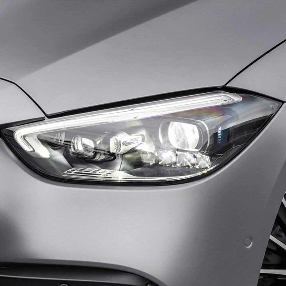 Car Headlight TPU PPF Protective Film For Mercedes Benz C Class W205 W206 2015-2025 Smoke Black Pre Cut Anti-Scratch Vinyl Film - view 2