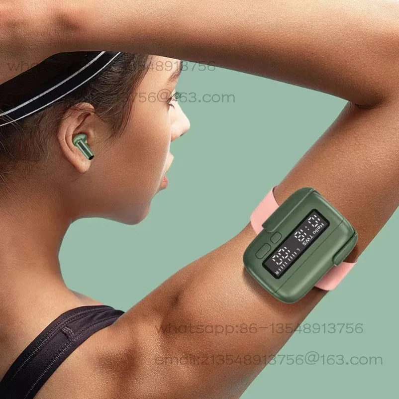 Portable wireless bluetooth headset BB machine unique retro digital clock