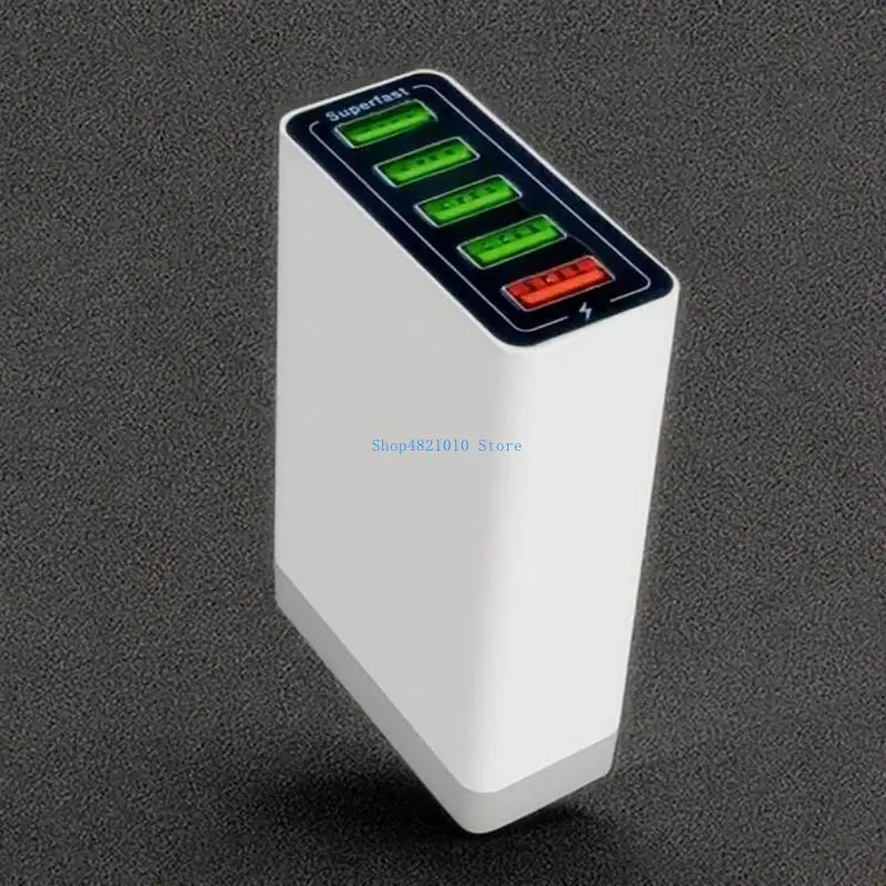 

T3LF 12V/24V To 5V 5 Port USB Charging USB Charging Multiport Charging With Battery Clip