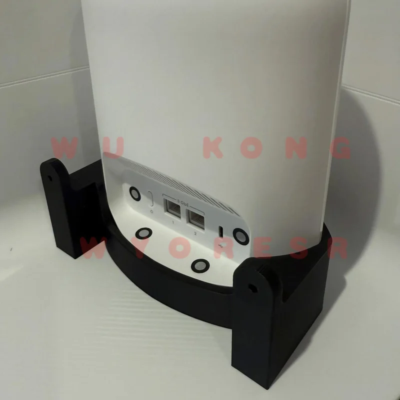 WYORESY Wall Tray for Eero (Pro/Pro6/Pro6E/Pro7) Router Raised wall holder create rear air gap boost passive cooling under heavy