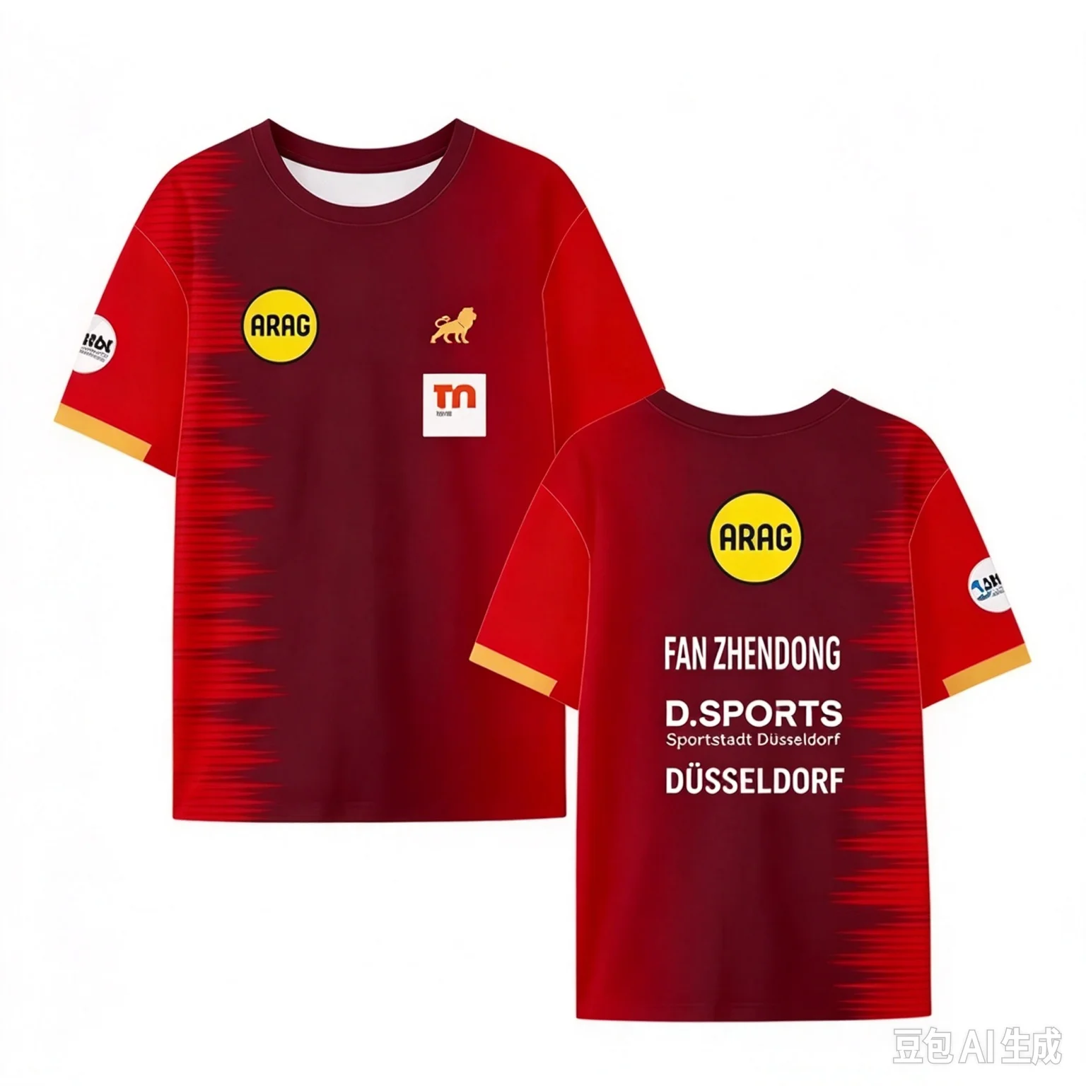 2026 Fan Table Tennis Jersey Men Short Sleeve T‑Shirt Sports Training Tee, Fan Zhendong Fan T‑shirt for Table Tennis Supporter
