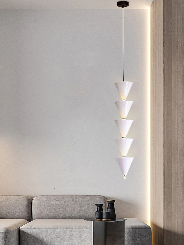 Plafonnier LED au Design Post-Moderne et Indépendant, Luminaire Décoratif de Plafond, à Intensité Réglable, Idéal pour un Salon