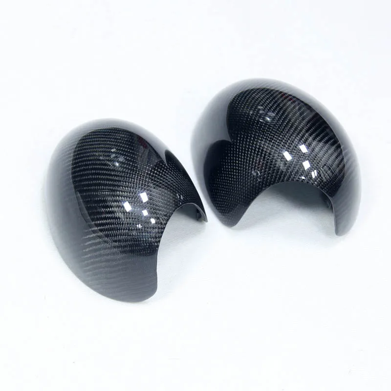 Replacement Carbon Fiber Side Mirror Cover Caps Housing Kits fit for Mini Cooper R55 R56 R57 R58 R60 Manual Folding Case