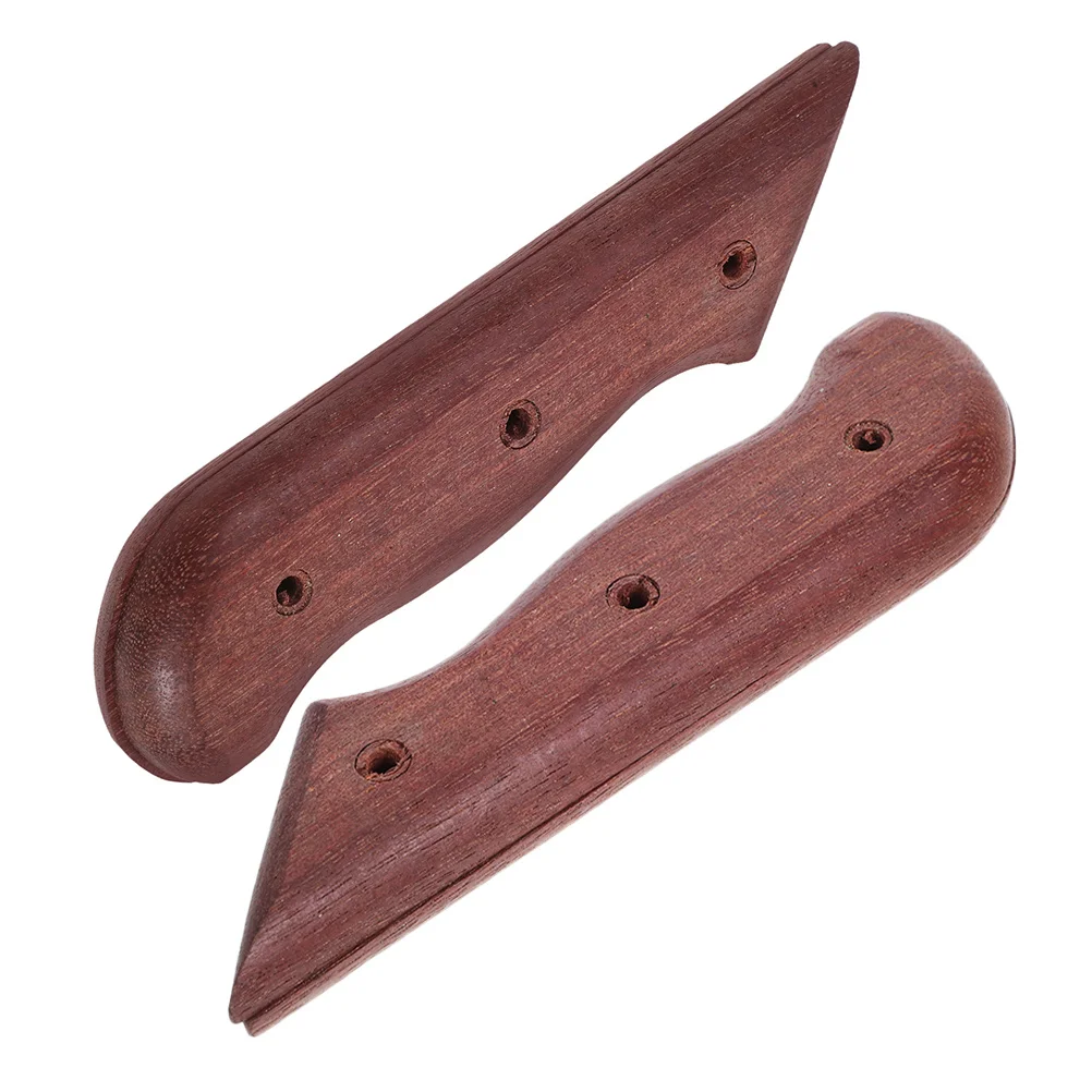 

2Pcs Wood Knife Handle Replacement Ergonomic Grip Accessory Kitchen Cutter Repair Tool Wood Scales for Knife Making Parts