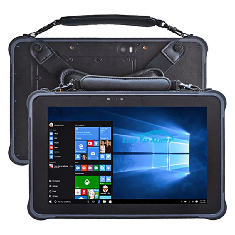 

Cheapest Factory 10.1 Inch Win10 8+256GB FHD Rugged Tablet PC IP65 Computer Laptop with NFC Fingerprint Barcode Scanner UHF RFID