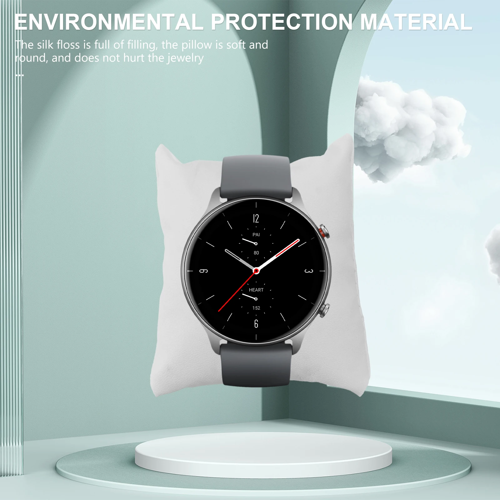 

10pcs Display Pillow Lightweight Durable Bracelet Watch Bracelet Display Pillow Chain Bangle Cushion For Showcase Home Use