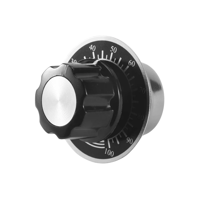 

A76K Поворотный конический угольный потенциометр с диаметром и ручкой, RV24YN 20S B502 5K Ом