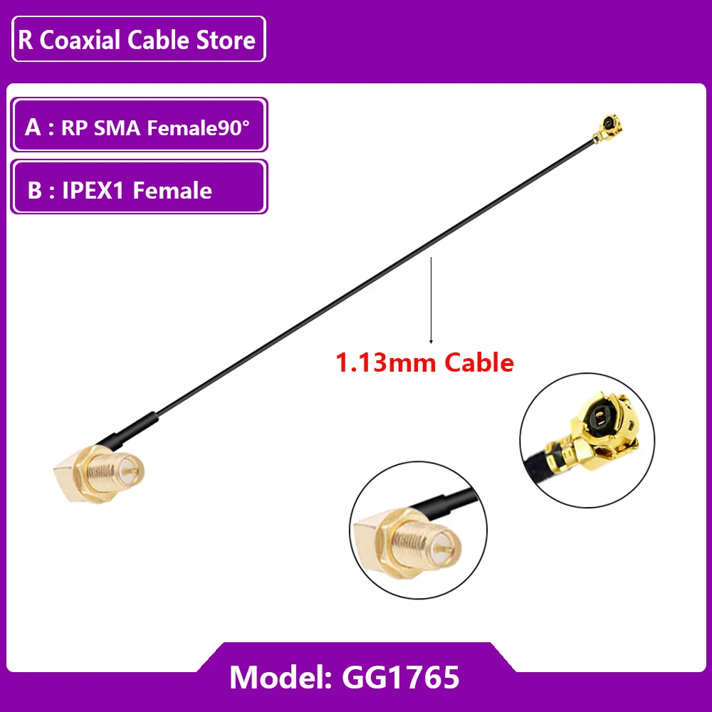 10 sztuk kabel RF RG1.13/0.81mm kabel IPX SMA żeński do uFL/u.FL/IPX/IPX-1 IPX 4 wtyczka żeńska/męska WIFI antena przedłużacz pigtail