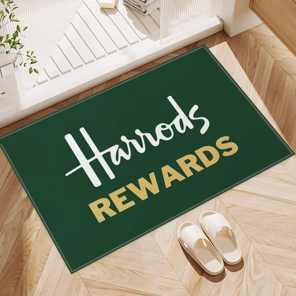 Room Rugs H-Harrods Bath Mats Bathroom Floor Mat Slip-resistant Bedroom Carpet Custom Rug Clean Feet Entrance Mat Doormat Home