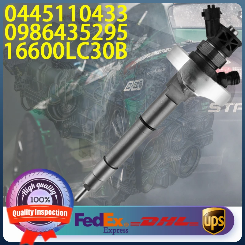 

0445110433 0445110856 0986435295 16600LC30B Common Rail Fuel Injector For UD Trucks Nissan Renault Engine