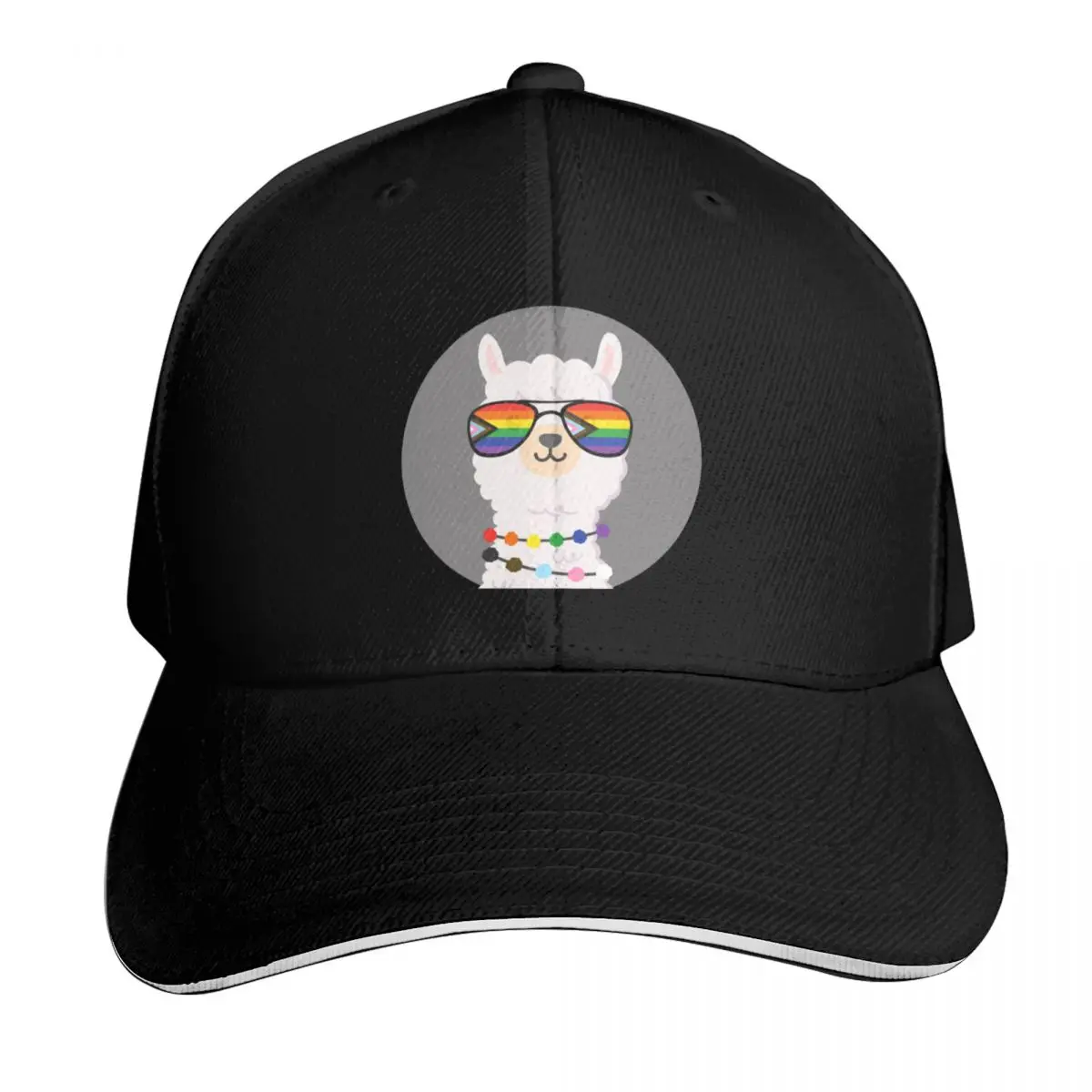 LGBTQ PRIDE LLAMA Baseball Cap Outdoor Golf Running Hiking Summer Beach Travel Streetwear Hip Hop Trendy