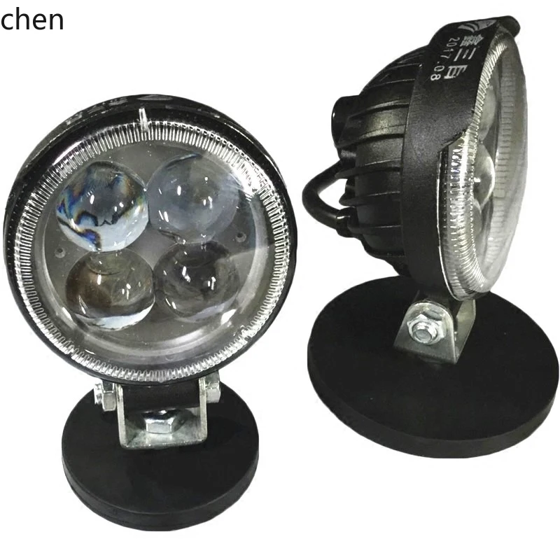 

ZML Electric Motorcycle Top Lens LED Spotlight Super Bright High Beam Headlight Modified Strong Focus Universal