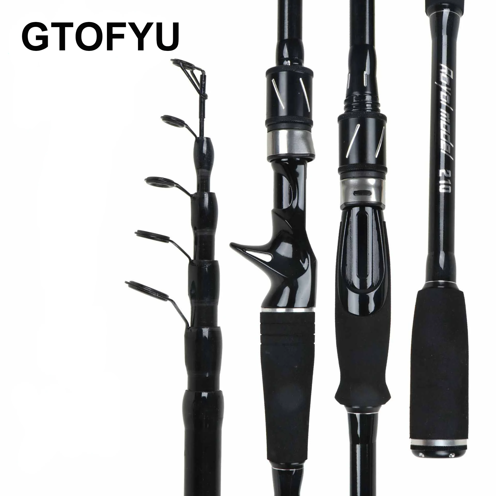 

Superhard Telescopic Fishing Rod Power Carbon Fiber Casting Fishing Rod Spinning Rods Portable Short Section 1.8M 2.1M 2.4M 2.7M