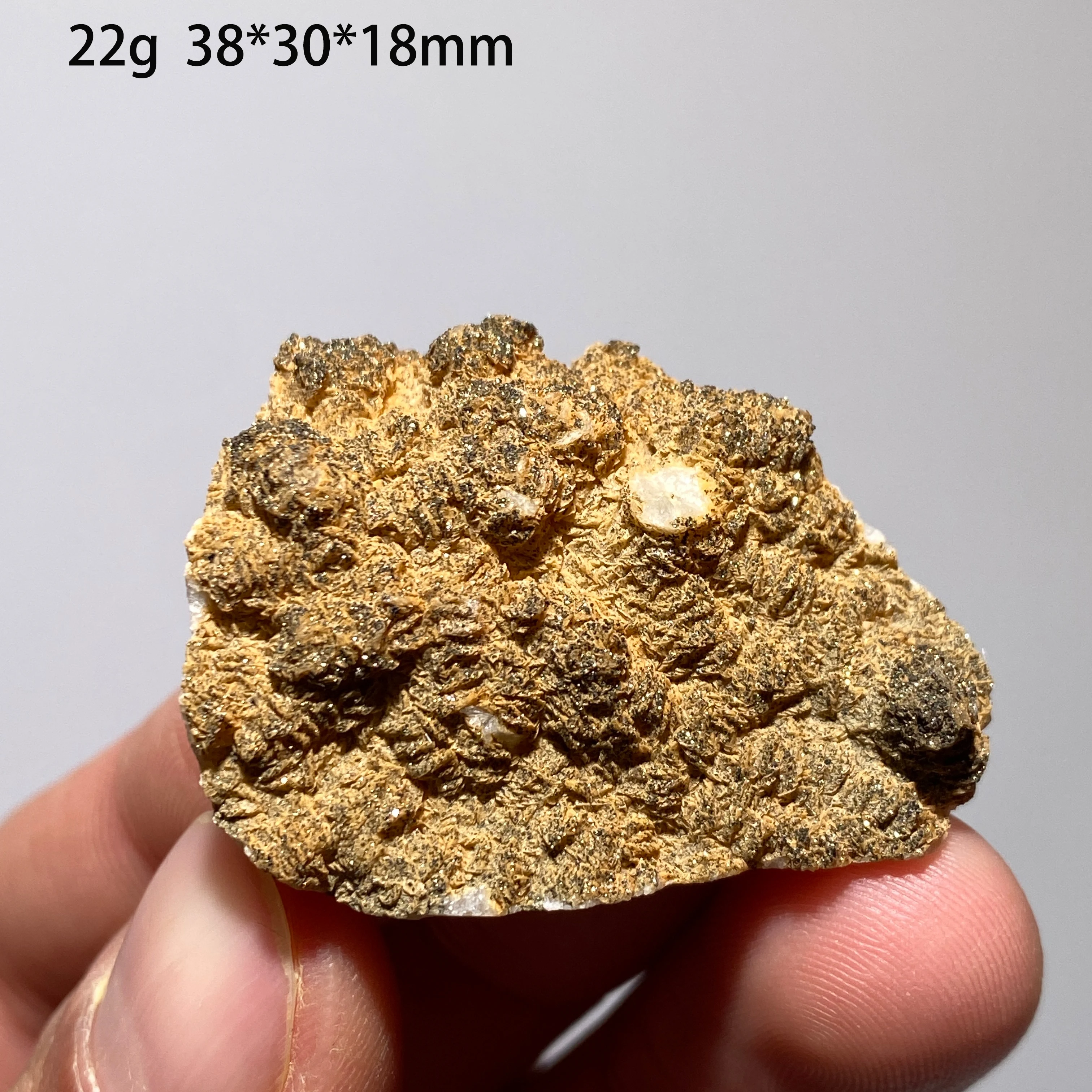 Natural Yellow Dolomite With Pyrite Mineral Specimen Stones And Crystals Healing Grystals Quartz Home
