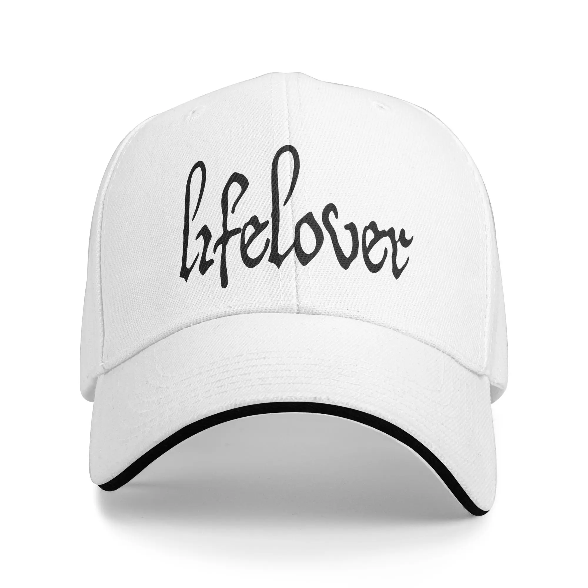 Lifelover Black Logo Accessories Unisex Baseball Caps Black Metal Band Dad Hat Fashion Travel Headwear Adjustable Snapback Cap