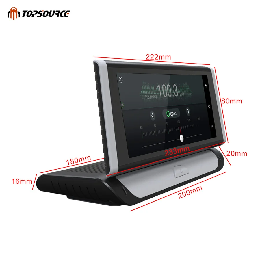 車 DVR 7.84 "アンドロイド 4 グラム ADAS 車 GPS ナビゲーター RAM 1 グラム ROM 16 グラム WIFI BT ダッシュカメラトラック Gps ナビゲーター