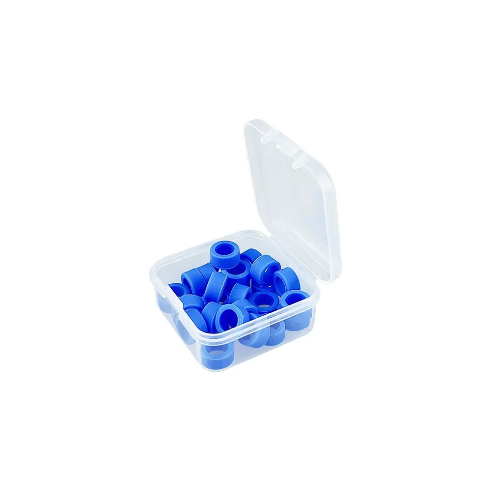 Anelli con codice dentale da 25 pezzi anelli in Silicone morbido con riconoscimento del colore Standard adatti a tutti gli strumenti manuali anello