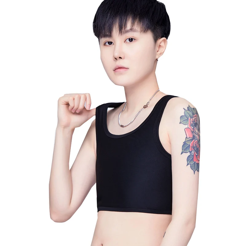 

HaleyChan, хлопковая эластичная лента, полудлинная, Женская Обложка для груди, s Tomboy Trans, лесбийский Трансвестит, FTM, кроп-Топ для женщин бюстгальтер женский нижнее белье женское топ женский спортивный топ