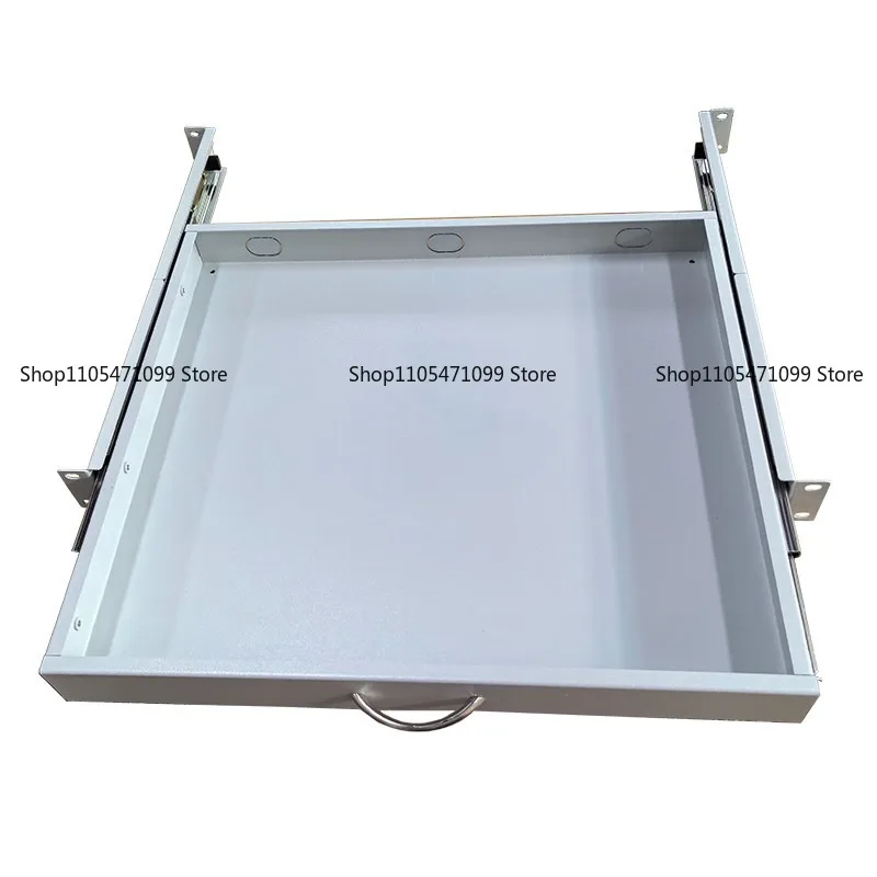 

19-inch Rack Sliding Shelf Telescopic Tray Server Room Keyboard Storage Rack 1U Drawer Mouse Extendable Divider