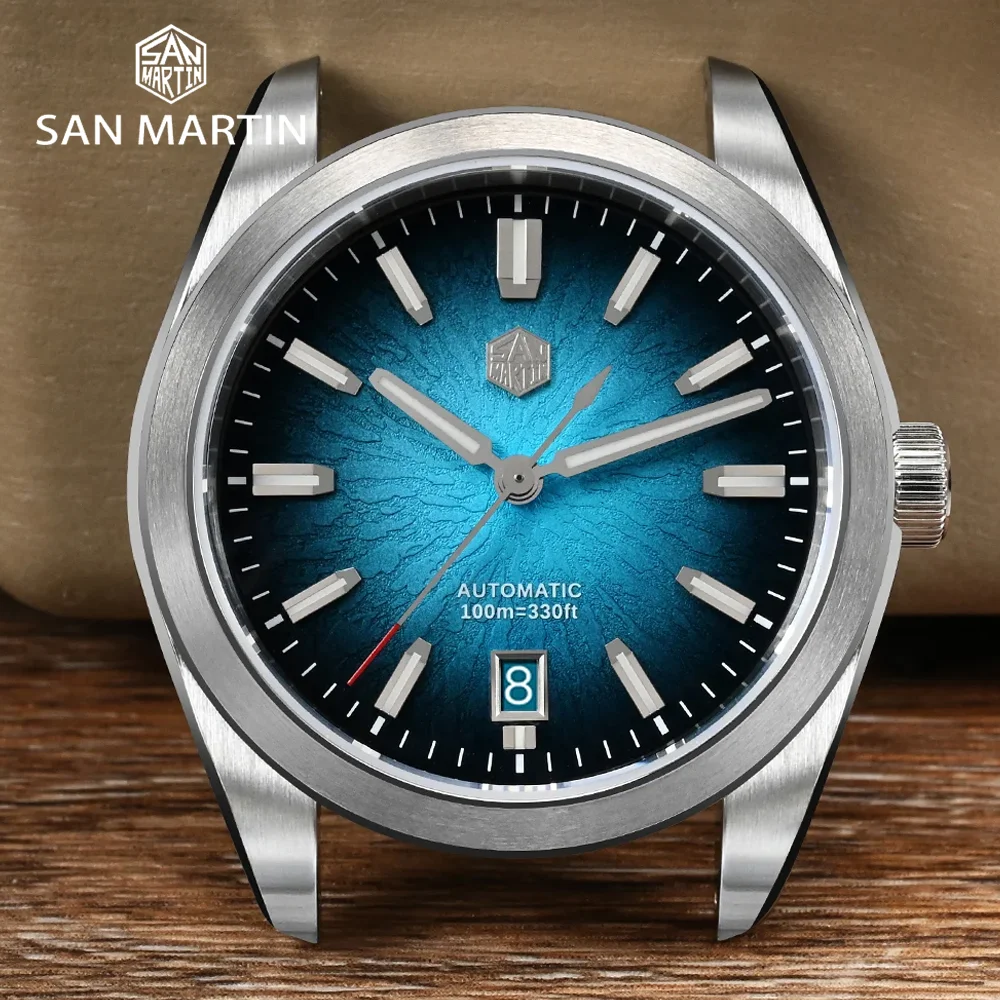 San Martin Original New 39mm Business luxury Men's Watch Miyota 9015 Desig Men Automatic Mechanical Luminous Watertight Watches