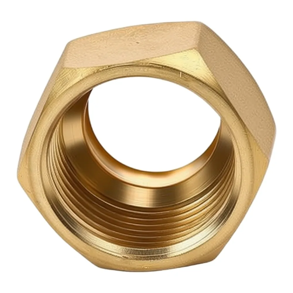 Brass Air Conditioner Copper Tube For Flare Hex Nut Assortment Leak For Proof Thickened AC Fitting Nut For Refrigeration Pipe