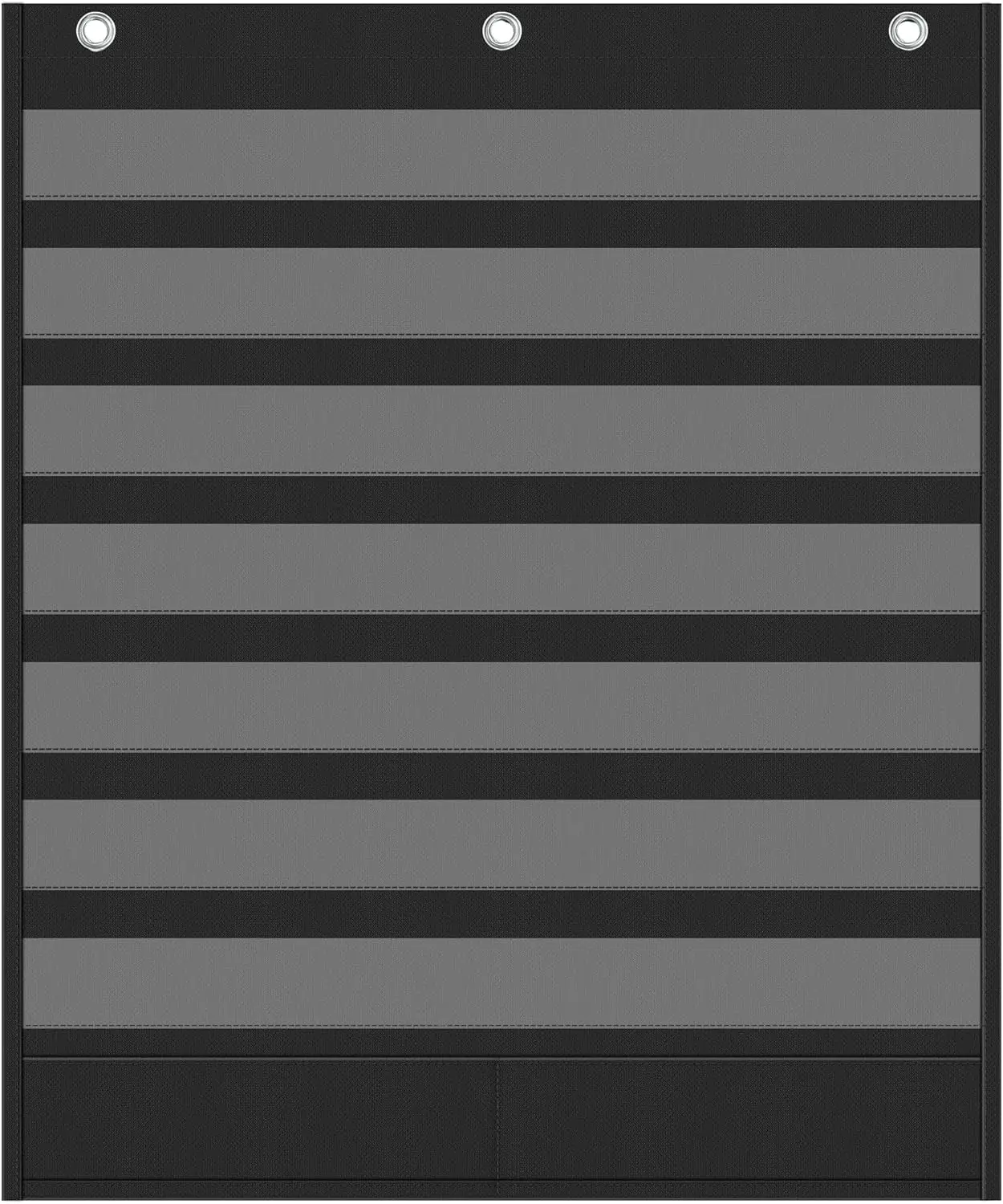 7 Pockets Classroom Standard Pocket Chart for Alphabet Learning with Storage Kids Chore Chart Word Wall Sentence Strips Chart