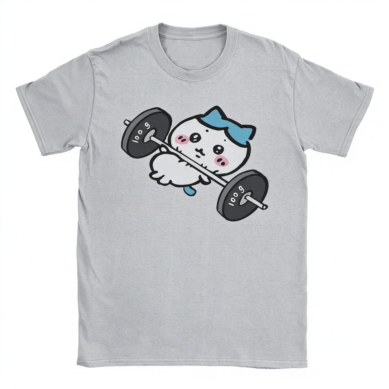 T-Shirts Hachiware Chiikawas Gym Workout Funny Tees Short Sleeve T Shirts Crewneck Clothes Graphic