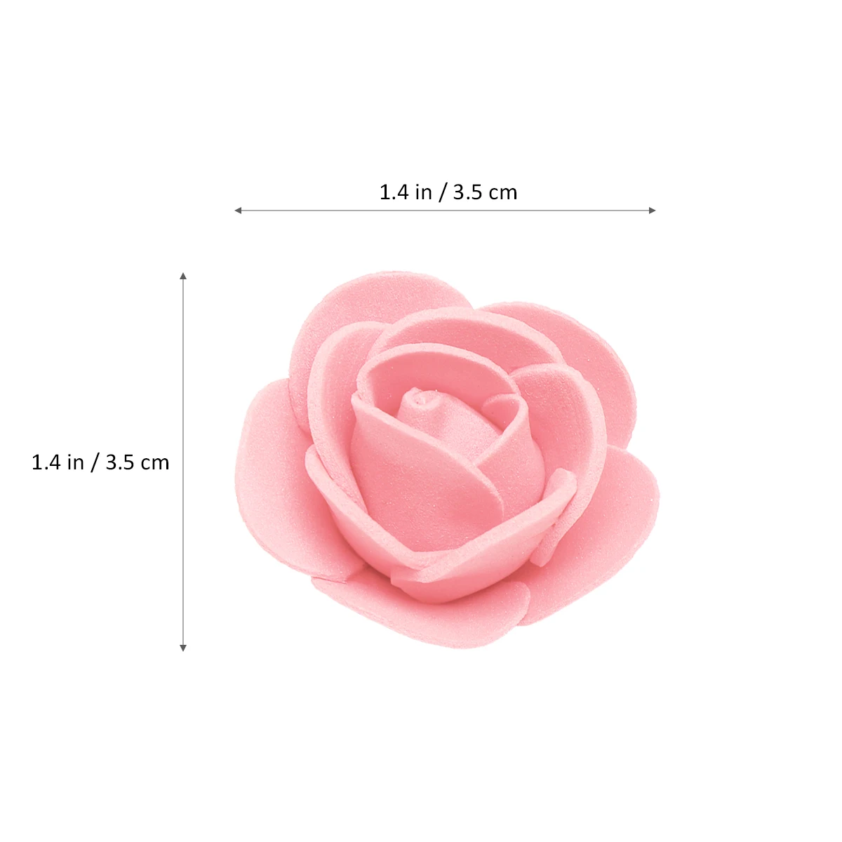 

100Pcs Artificial Rose Heads 3.5cm Lifelike Fabric Flowers for Wedding Party DIY Decorations Bouquets Centerpieces Home Decor