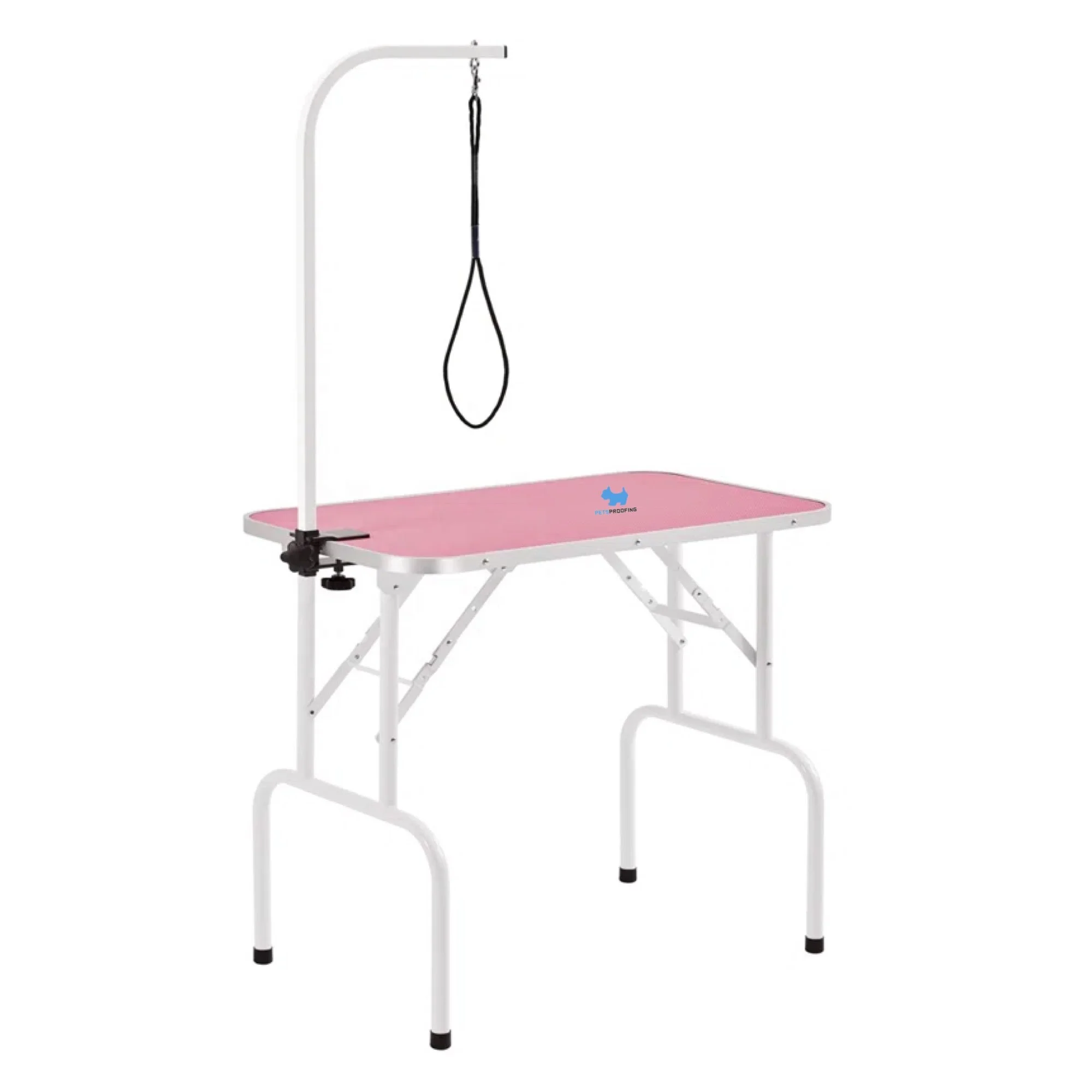 

Petsproofing Stainless Steel Folding Adjustable Height Vet Pet Dog Beauty Grooming Table for Sale