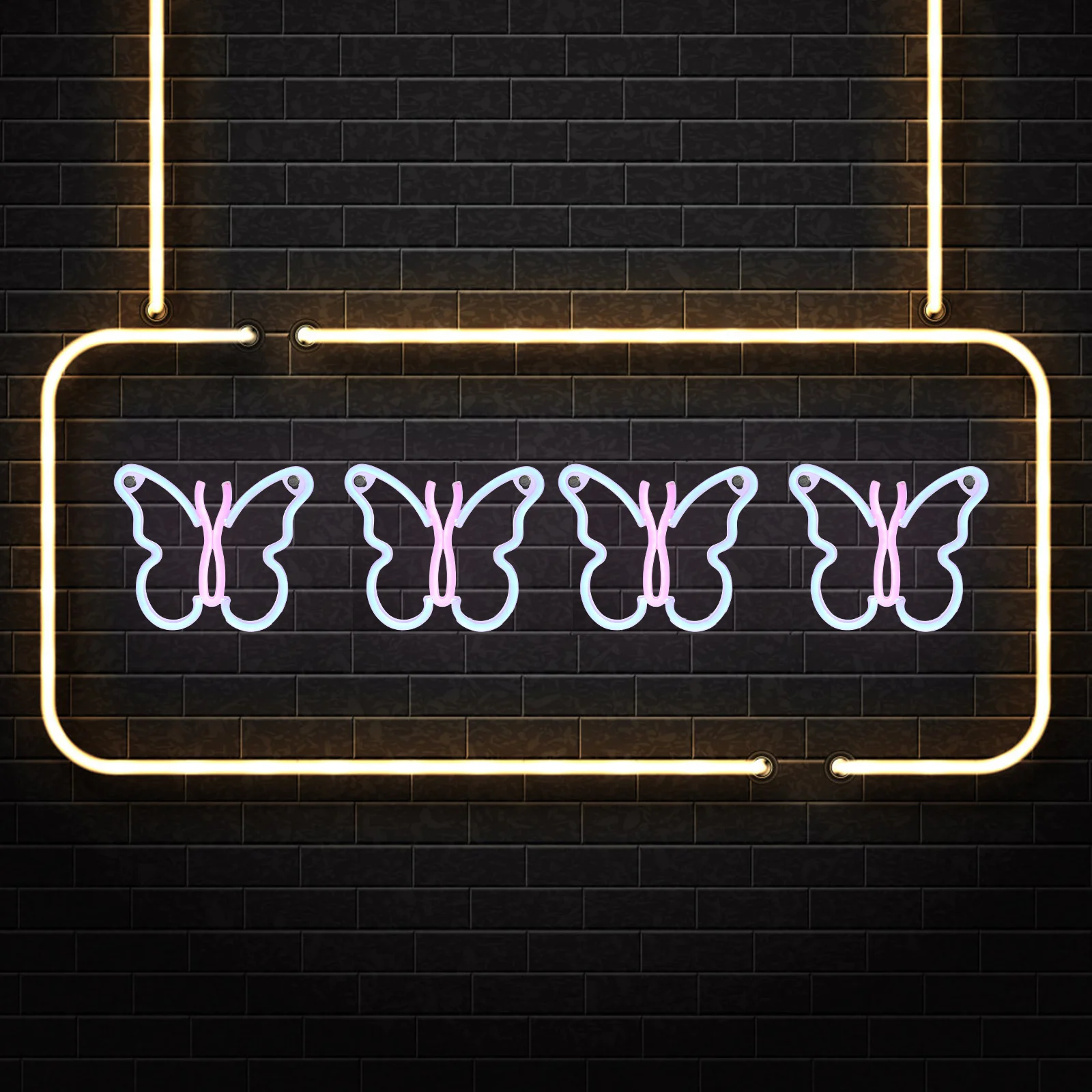 

Butterfly Neon Sign Led Light For Wall Bedroom Bar Decor Creative Butterflies Shape Glow Lamp Neon Lights Signs