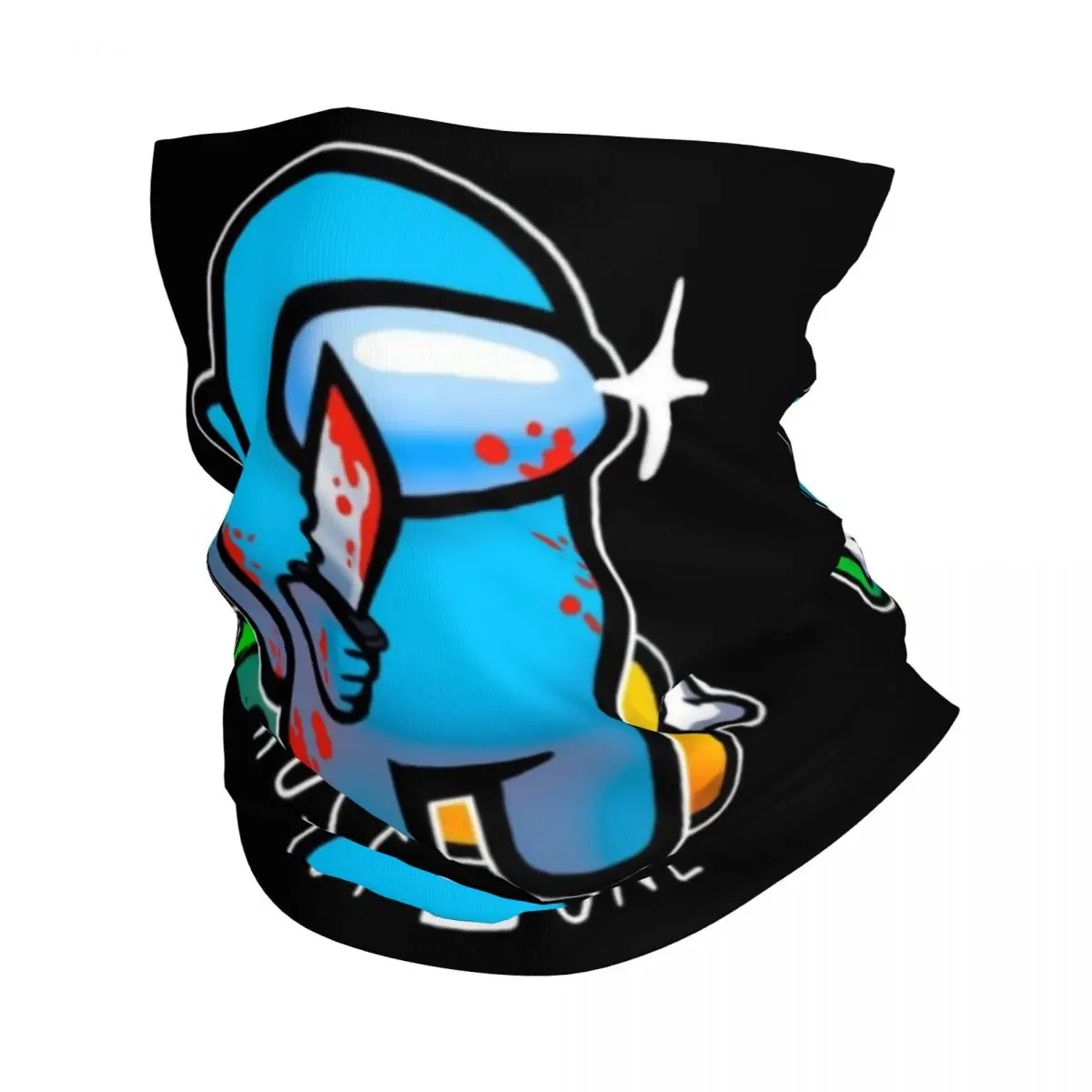 

Пользовательские Trust No One Neck Gaiter Женщины Мужчины Защита от ультрафиолета Зима среди нас Impostor Crewmate Бандана Шарф для лыж