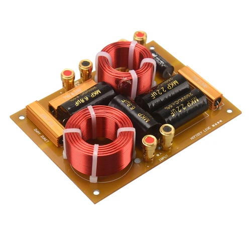 Imagen 2 del producto HIFIDIY-Unidad de altavoz Hi-Fi 2 vías (tweeter + graves), divisor de frecuencia de audio, filtros cruzados T2B