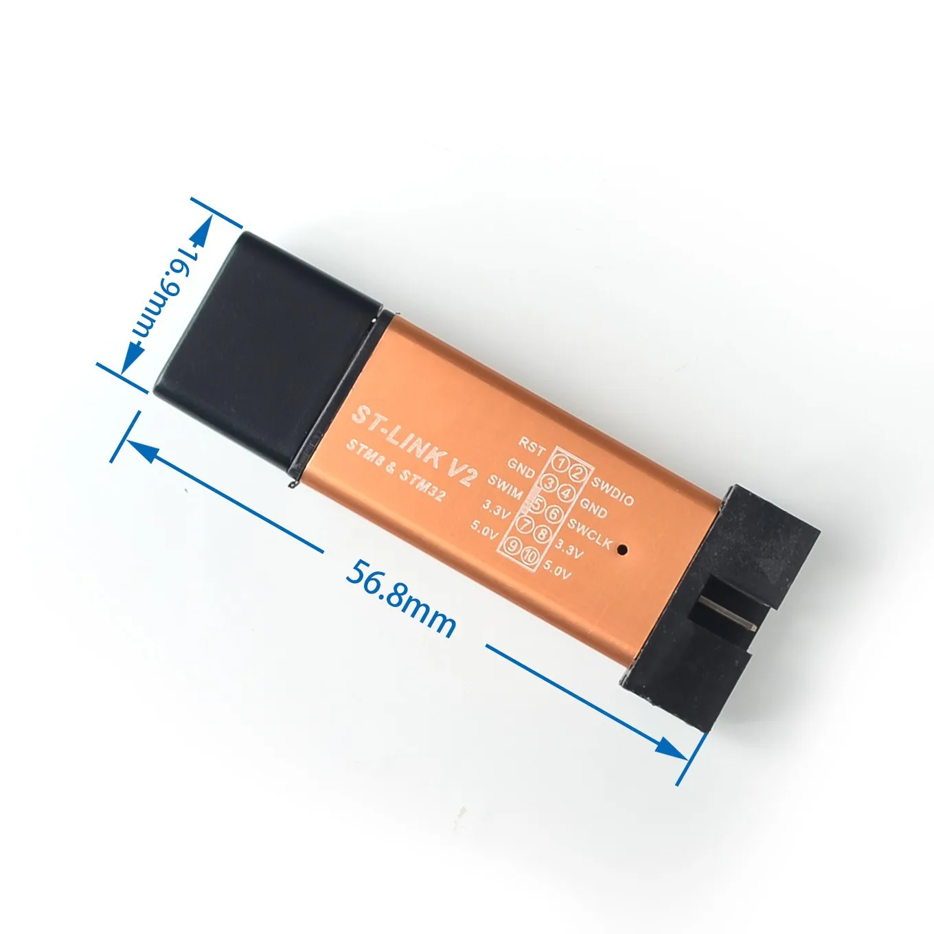 2/5/10Pcs LINK V2 CN Download Programmer STM8 STM32 Emulator Debugging Simulator M8 M32 Chip Download Tool Color Sent Randomly