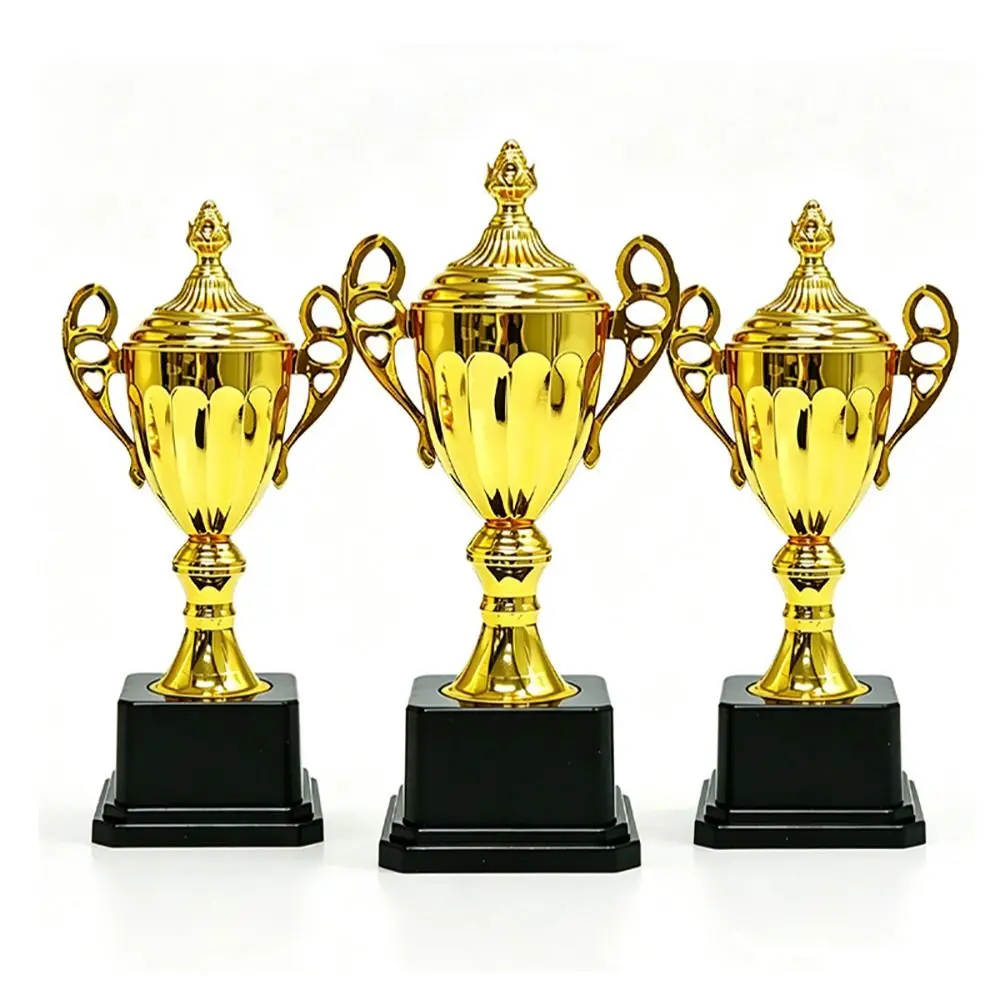 Creative Gold Trophy Cup Mini Size Plastic Award Cup Decorative Award Winner Trophy Sports Trophy Competition Props