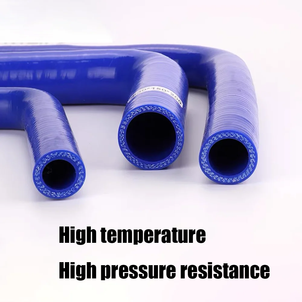 Car Modification Silicone Hose 90° Extended Elbow ID16-110m7-Shaped Turbocharged Pipe Water Pipe Resistant to High Temperature