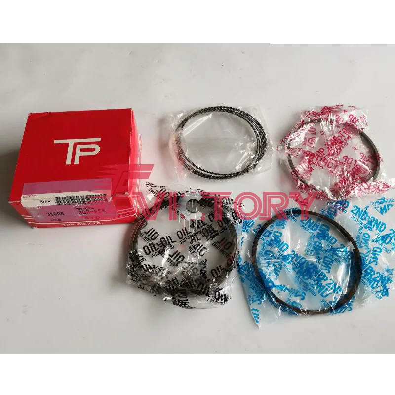 Anillo de pistón 3GR-FSE, kit de junta completa, rodamiento para Toyota Reiz Crown, 3GR