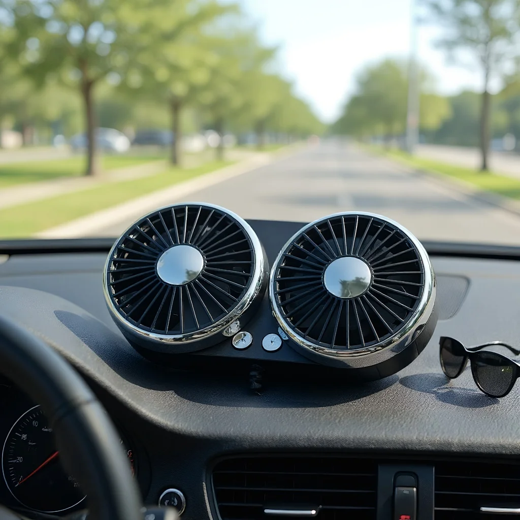 

Портативный автомобильный вентилятор F303: USB-перезаряжаемый автомобильный охладитель воздуха с аккумулятором 4000 мАч и складной конструкцией